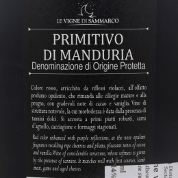 Vin roșu sec, Classica Primitivo di Manduria, 14%, 0.75l