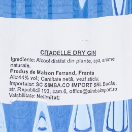 Gin Original 44% alc. 1l