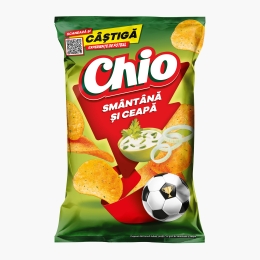 Chipsuri din cartofi cu gust de smântână și ceapă 125g