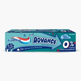 Pastă de dinți cu fluor Advance pentru copii, 9-12 ani, 75ml