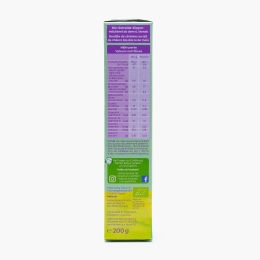 Terci ECO cu lapte de capră, banane și afine pentru copii, fără gluten, +6 luni, 200g