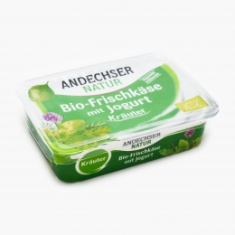 Cremă de brânză proaspătă eco cu verdețuri 65% grăsime 175g