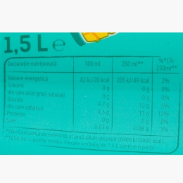 Băutură răcoritoare necarbonatată Ice Tea cu ceai negru, cu gust de portocale și mango și piersică 1.5l