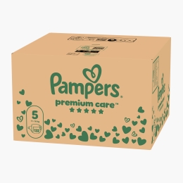 Scutece Premium Care XXL Box, mărimea 5, 11-16kg, 132 buc