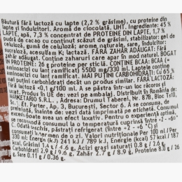 Shake proteic Choco Mountain, fără lactoză și fără zahăr adăugat 330ml