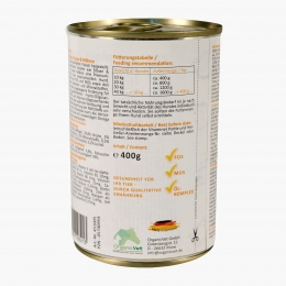 Hrană umedă pentru câini Sensitive, 400g, pui, mazăre și morcov