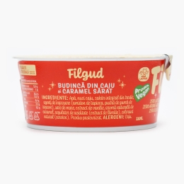 Budincă din caju și caramel sărat 110g