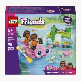 Barcă-axolotl pentru aventuri, 42681 Friends, 95 piese, +5 ani