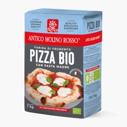 Făină eco din grâu cu maia, măcinată pe piatră, pentru pizza 1kg