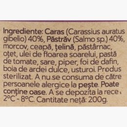 Pate de caras cu păstrăv 200g