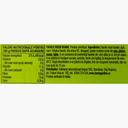 Fasole roșie boabe 800g