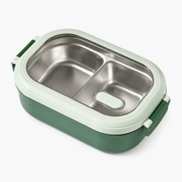 Caserolă container pentru prânz, verde