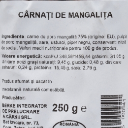 Cârnați de Mangalița 250g