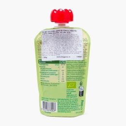 Piure ECO de pere, mere și fenicul pentru copii, +6 luni, 100g