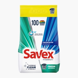 Detergent de rufe pudră Premium Fresh, 100 spălări, 8kg