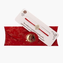 Mărțișor brățară fluture, placat cu aur