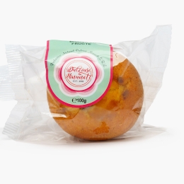 Brioșă cu fructe 100g
