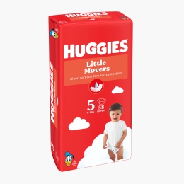 Scutece Little Movers, mărimea 5, 11-25 kg, 58 buc