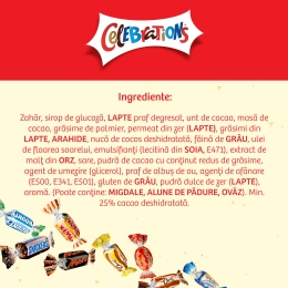 Sticlă cu bomboane de ciocolată 296g