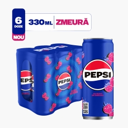 Băutură carbogazoasă aromă de cola și gust de zmeură 6x0.33l