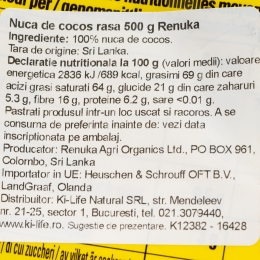 Nucă de cocos rasă 500g