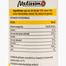 Limonadă cu ghimbir, cătină și miere, 0.4l