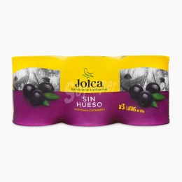 Măsline negre fără sâmburi 3x120g