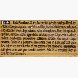 Blat de pizza fără gluten 150g