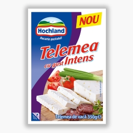 Telemea de vacă cu gust intens 350g