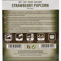 Semințe porumb Strawberry 6.5g
