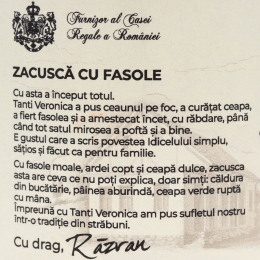 Zacuscă cu fasole 350g