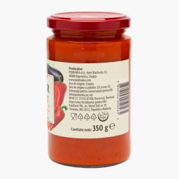 Ajvar Picant - Zacuscă de ardei roșii 350g