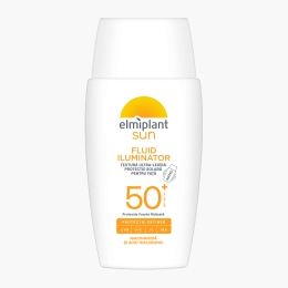 Fluid facial iluminator cu protecție solară, SPF 50+, 40ml