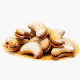 Fursecuri semilună cu jeleu 300g