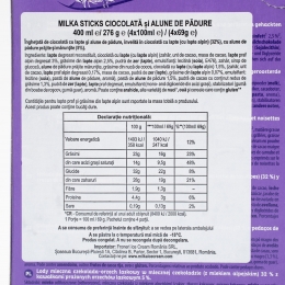 Înghețată de ciocolată cu lapte și alune de pădure la cutie 4x69g