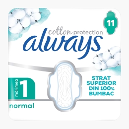 Absorbante Cotton Protection Normal (mărimea 1), 11 buc