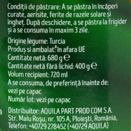 Ardei capia copt și decojit 680g