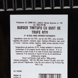 Burger tartufo cu gust de trufe 300g