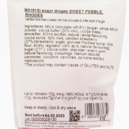 Drajeuri căpșuni confiate Rhodes Sweet Pebble 150g