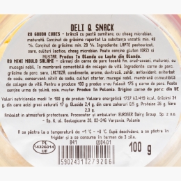 Snack brânză Gouda și salam cu mucegai 100g