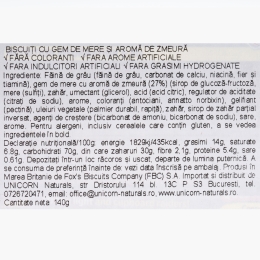 Biscuiți cu zmeură 140g