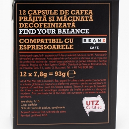 Capsule cafea Find your Balance Decaffeinato 12 băuturi 93g