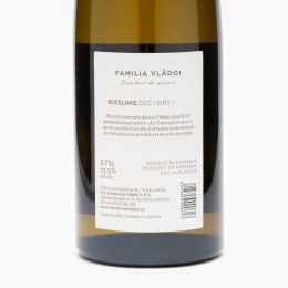 Vin alb sec Riesling Ion Vlădoi, 13.5%, 750ml