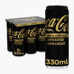 Băutură carbogazoasă cu gust de cola, fără cofeină, zero zahăr, doză 6x330ml