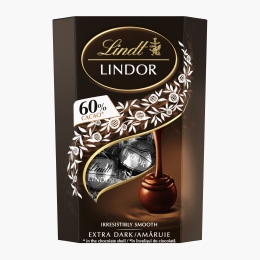 Bomboane de ciocolată neagră 60% Lindor 200g