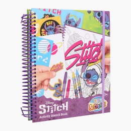 Carte de colorat și activități creative pentru copii Stitch
