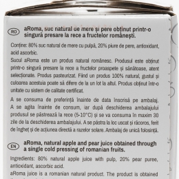 Suc natural de mere și pere 3l