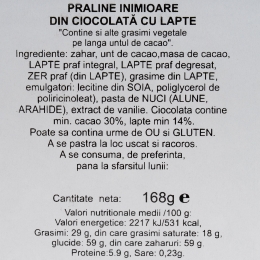 Praline de ciocolată Book of Love 168g