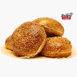 Chifle Burger Brioche cu semințe 4x60g