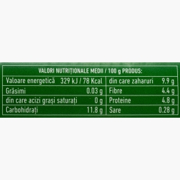 Fasole albă în sos tomat la conservă 400g